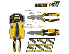 Комбинирани клещи за кримпране, огъване и рязане на проводници, кабели и др. с дължина 230 мм Top Master Pro SMART MULT 210188 6в1 thumbnail image