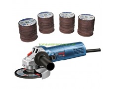 Електрически ъглошлайф Bosch GWS 9-125 Professional с мощност 900 W, Ø 125 мм с 400 диска, 061599767T thumbnail image