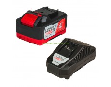 Комплект акумулаторна батерия и зарядно устройство Raider RDP-R20 20 V, 4.0 Ah, Li-ion, R20 System 131167 thumbnail image