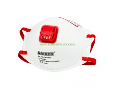 Предпазна филтрираща маска с клапа тип мида със защита FFP2 Raider 561503 стандарт EN 140:2001+ A1:2009 thumbnail image