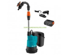 Акумулаторна потопяема помпа за дъждовна вода Gardena 2000/2 18V P4A с 1 батерия 18 V, 2.5 Ah, напор 20 метра 14602-20 thumbnail image