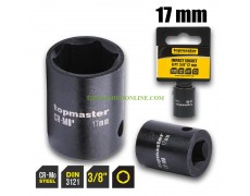 Ударна шестостенна вложка 17 мм, 3/8 Top Master Pro 330812 thumbnail image