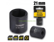 Ударна шестостенна вложка 21 мм, 3/8 Top Master Pro 330816 thumbnail image