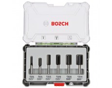 Комплект фрезери за оберфреза Bosch Ø 6 мм, 6 части, прави, 2 607 017 465 thumbnail image