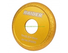 Диамантен диск за шлайфане на U-образни канали с диаметър &Oslash; 75 мм Raider 209950 и дебелина 15 мм thumbnail image
