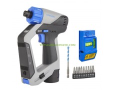 Безчетков акумулаторен винтоверт Dremel DD12V-S1 с 1 батерия 12 V, 2 Ah и зарядно устройство F013DD12JA thumbnail image