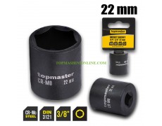 Ударна шестостенна вложка 22 мм, 3/8 Top Master Pro 330817 thumbnail image
