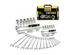 Комплект гедоре, вложки и гаечни ключове Stanley Fatmax FMMT82827-1 4-42 мм, 50 бр. 1/4", 1/2" в куфар thumbnail image