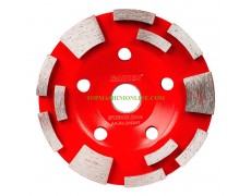 Двуредов диамантен диск за шлайфане на бетон Raider 209947 с диаметър 125 мм thumbnail image