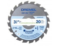 Циркулярен диск за рязане на дърво с диаметър 85 мм Dremel CS500 20 зъба 2608846431 thumbnail image