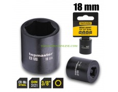 Ударна шестостенна вложка 18 мм, 3/8 Top Master Pro 330813 thumbnail image