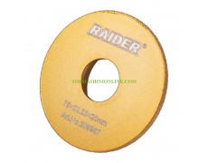 Диамантен диск за ъглошлайф за полукръглo шлайфане на ръбове с диаметър &Oslash; 75 мм Raider 209957 и дебелина 20 мм thumbnail image