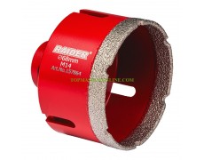 Диамантена боркорона с диаметър Ø 68 мм за ъглошлайф Raider 157864 М14 за пробиване на керамични плочки и гранит thumbnail image