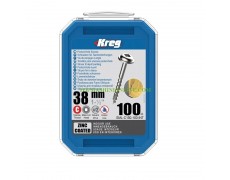 Поцинковани самонарезни винтове за дърво с дължина 38 мм Kreg SML-C150-100 Maxi Loc 100 бр. груба резба thumbnail image