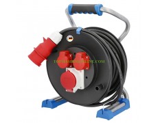 Удължител на макара с 1 трифазен и 2 монофазни контакта, IP44 Schwabe Xperts CEE 23654 с кабел 40 м 5x1.5 мм2, H07RN-F thumbnail image