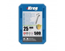 Поцинковани самонарезни винтове за дърво с дължина 25 мм Kreg SPS-C1-500 500 бр. груба резба thumbnail image