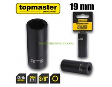 Удължена ударна шестостенна вложка 19 мм, 3/8 Top Master Pro 330832 thumbnail image
