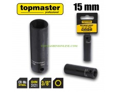 Удължена ударна шестостенна вложка 15 мм, 3/8 Top Master Pro 330828 thumbnail image