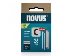 Скоби за такери Novus 042-0804 тип C4, 6.1x1.1x26 мм, 1000 бр. thumbnail image