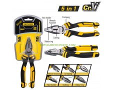 Комбинирани клещи за кримпране, огъване и рязане на проводници, кабели и др. с дължина 200 мм Top Master Pro SMART 210186 5в1 thumbnail image