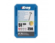 Поцинковани самонарезни винтове за дърво с дължина 51 мм Kreg SML-C2-250 Maxi Loc 250 бр. груба резба thumbnail image