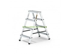 Алуминиева двураменна домакинска стълба Drabest 2x4, до 125 кг, 0.90 м thumbnail image