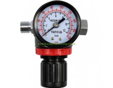 Редуцир вентил за въздух с манометър Yato YT-2381 1/4”, 0-12 bar thumbnail image