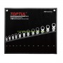 Комплект звездогаечни ключове с тресчотка и чупеща глава Toptul GPAQ1204 12 броя, 8-19 мм