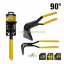 Тенекеджийски извити клещи за ламарина 90&deg; Top Master Pro 210173