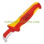Нож за кабели с острие под формата на кука 1000V VDE Knipex 98 55 SB, 180-38 мм