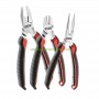 Комплект клещи - комбинирани клещи, клещи с дълги върхове и диагонални режещи клещи Usag 150 AX/SE3 U01500201 3 броя 
