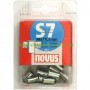 Комплект стоманени нит гайки Novus 045-0045 10 бр., Ø 7 мм, M5х11.5 мм, S7